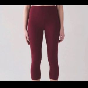 Lululemon Athletica Deep Rouge Align 2 — RARE!